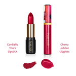 Lip Set | Cherry Red Perfect Pout Lip Combo