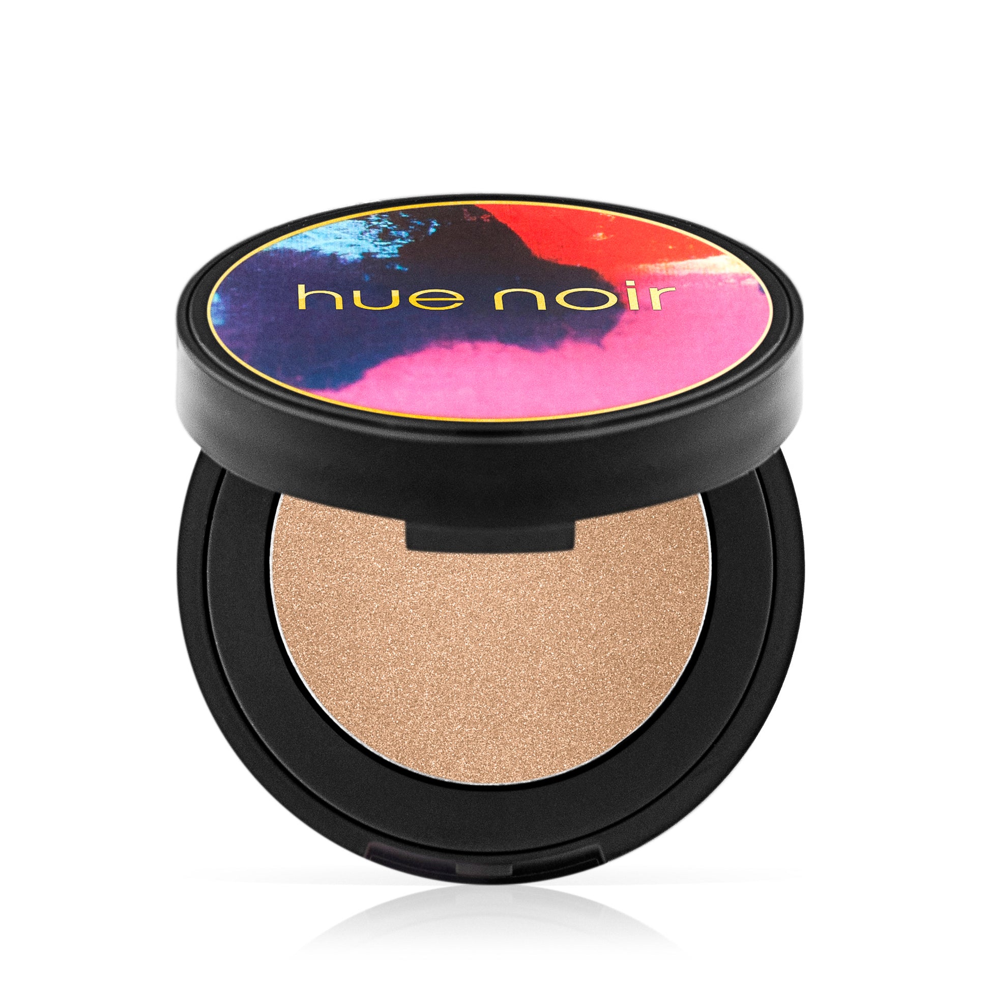 Hue Noir Perfect Pigment Velvet Eyeshadow palette in Meeting in the Mojave, featuring warm tones for inclusive beauty lovers.